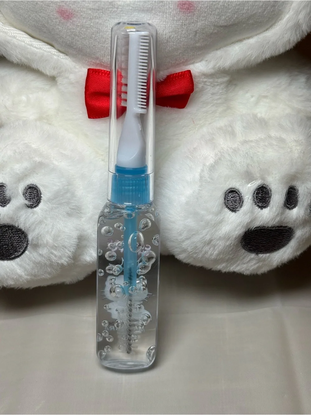 Hello Kitty Clear Gel Mascara with Dual Brush (Blue)